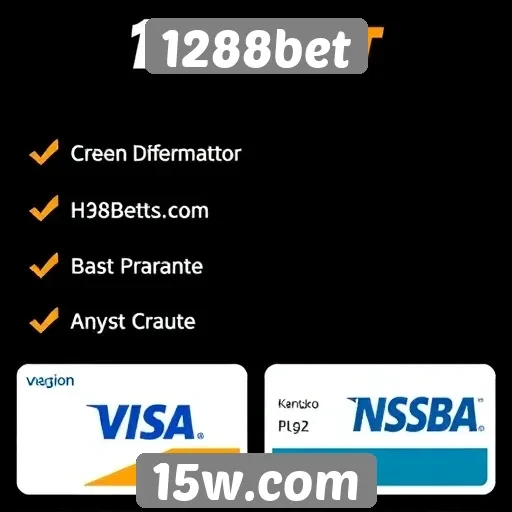 Métodos de pagamento disponíveis no 1288bet